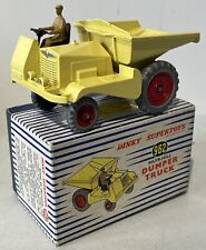 Vintage Dinky Supertoys 962 Muir-Hill Yellow Dumper Truck Original Model Boxed 