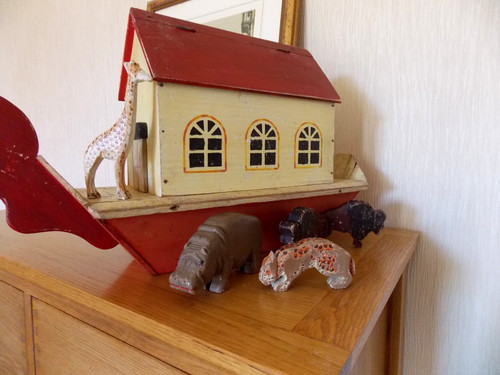 Antique dolls house noahs - antique, ark