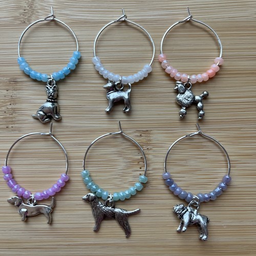 Dog lover wine - wine, charms