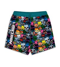 Minecraft Boys Swimming Trunks Gaming Swim Shorts Ages 5 to 12 Years Old