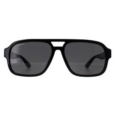 Gucci Sunglasses GG1342S 001 Black Smoke