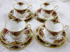 4 x Royal Albert Old Country