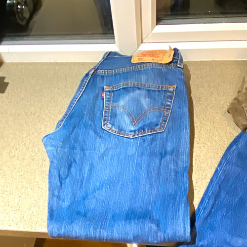 Levi 501 men blue denim - blue,
