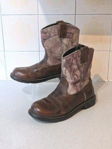 Ariat leather cowboy - leather,
