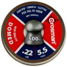 Crosman Domed .22 Air Gun Airgun PELLETS 500 Tin 14.3gr Pest Control Hunting