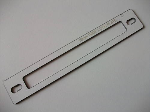Lock jig template - -, check