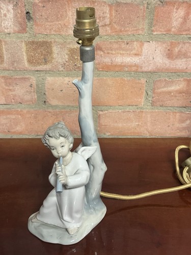 Rare lladro angel with - lladro, flute