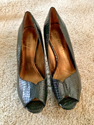 Ladies nine west black heeled - west,