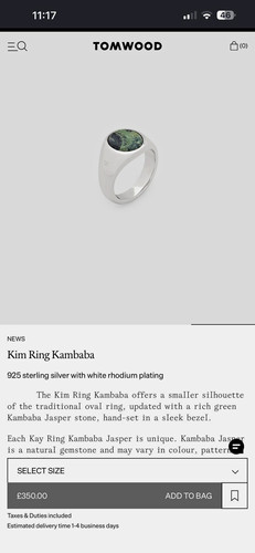 Tom wood kim ring - kim,
