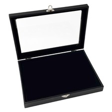 Blank Lapel Pin Hinged Presentation Display Case Box Souvenir Badge Display Rack