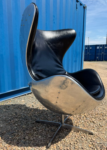Aviator egg chair black - egg,