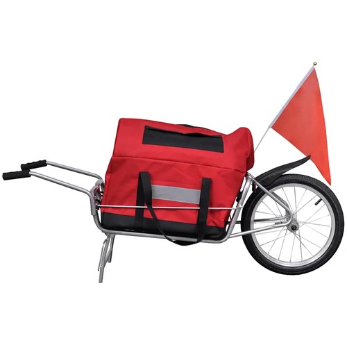 Vidaxl bike trailer one wheel - vidaxl,