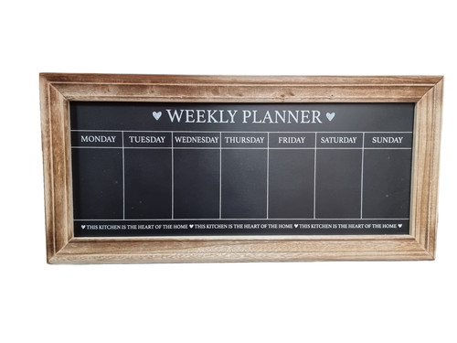 Large weekly planner wooden - weekly,