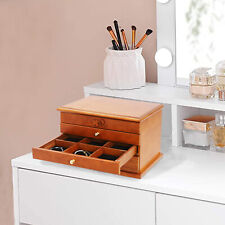 Large Capacity Wooden Jewelry