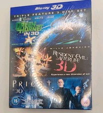 Triple Feature Blue Ray 3d Box
