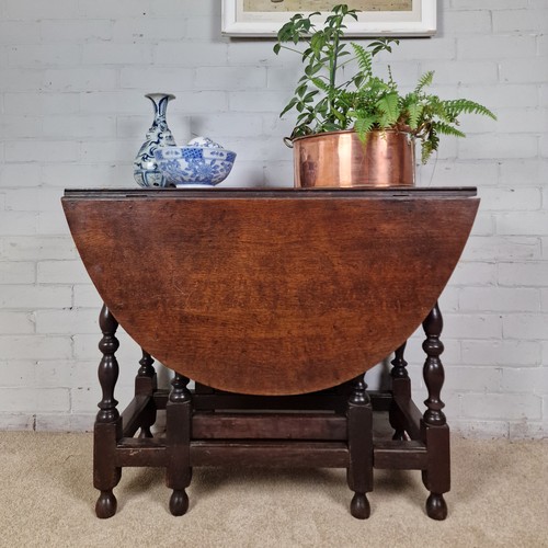 Oak gateleg table with - table,