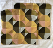 2 IKEA SVARTHO Cushion covers, Pillow covers, Multicolour, 50x50 cm , 20" x 20"