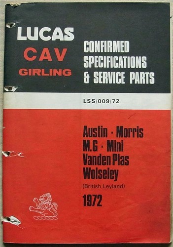 Lucas cav girling british - cav,