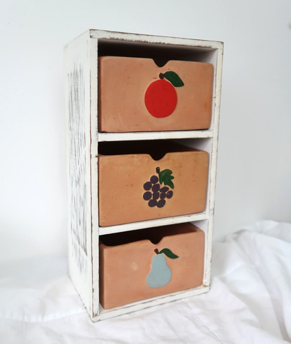 Vintage ceramic drawer - ceramic, 3