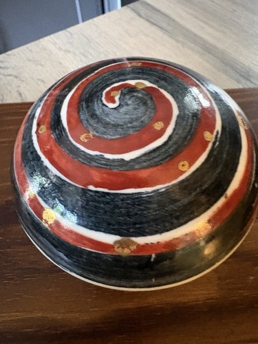 Vintage studio pottery lidded - vintage,