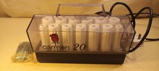 Vintage Carmen Cascade 20 Heated Rollers and Clips Made in Denmark