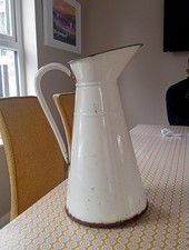 Vintage French Enamel pitcher