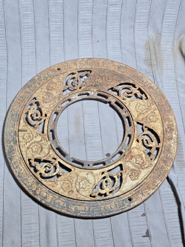 Antique cast iron ornate stove - antique,