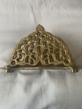 Lovely Gold Coloured brass Letter Holder Rack