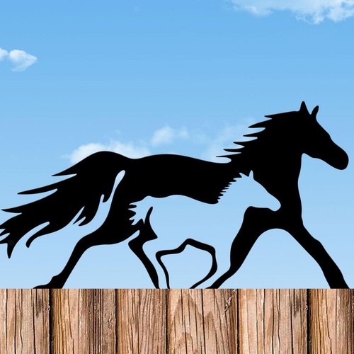 Decorative stake garden horse - decorative,
