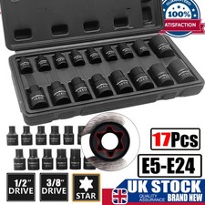 Female Impacted E Torx Star