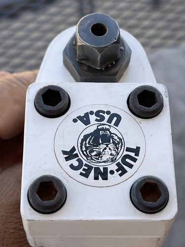 Tuf neck stem white bmx - tuf, old