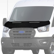 Black Bonnet Bra Cover Protector Guard Stone Guard For FORD TRANSIT MK8 2014+