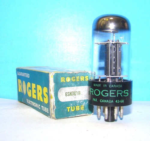 6sn7gtb nos rogers amplifier - 6sn7gtb,
