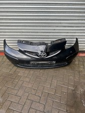 TOYOTA AYGO MK1 2007 COMPLETE FRONT BUMPER BLACK
