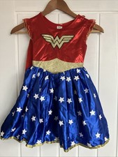 Wonder Woman Fancy Dress 5-6 With Cape