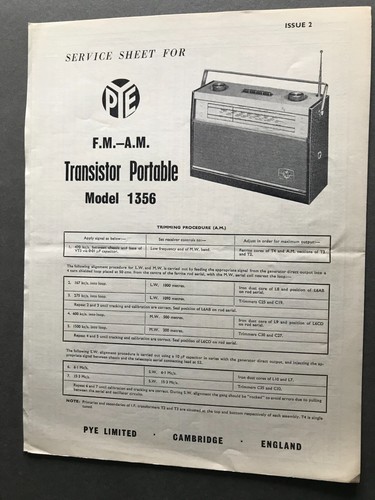 Vintage pye transistor - pye,