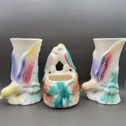 Vintage wall pockets vase - wall,