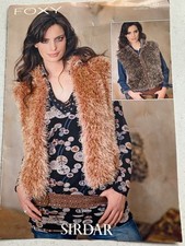 Sirdar 8546 Foxy Knitting Pattern Body Warmers 32-42” (71)