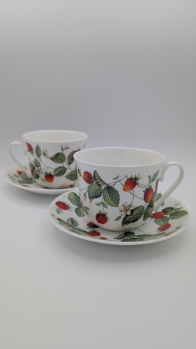 Alpine strawberry bone china - strawberry,,