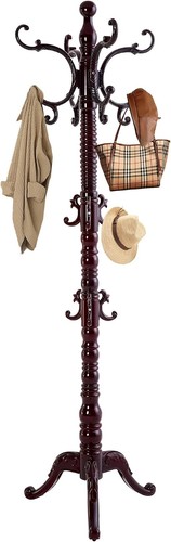 Wooden coat rack freestanding - wooden,