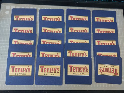 Beer mat tetley brewery - beer,