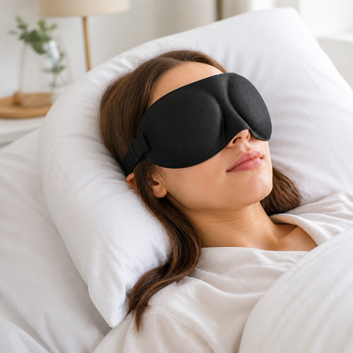 Padded eye mask soft - 3d, –