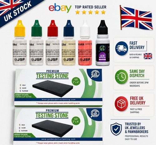 Gold testing kit silver - gold,