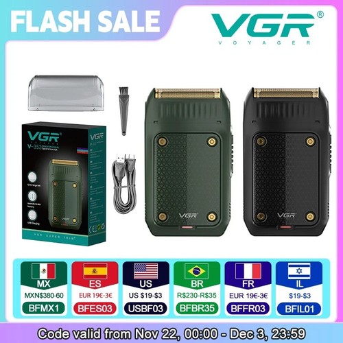 Vgr professional foil razor - vgr,