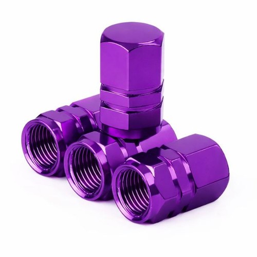 Valve dust caps purple - caps, for