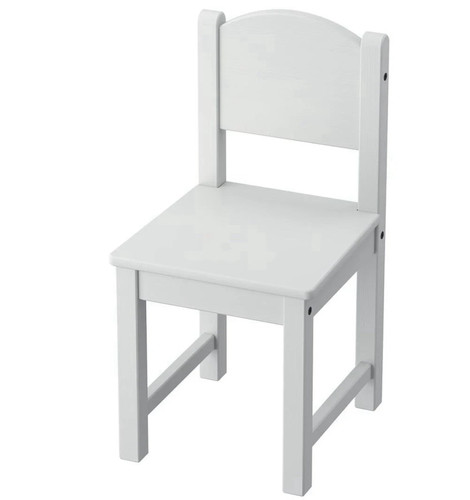 Children grey wooden chair - children’s,