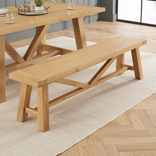 Trestle bench seating - bench, 3