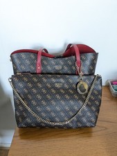 GUESS brown monogrammed 2 in 1