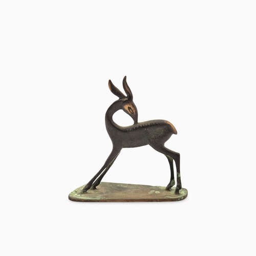 Hagenauer bronze gazelle - bronze,