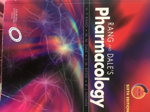 Rang and dale pharmacology - rang,